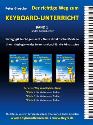 cover image of Der richtige Weg zum Keyboard-Unterricht--Band 1